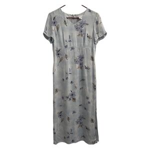 Petite Sophisticate dress size 4P floral, blue is lined.